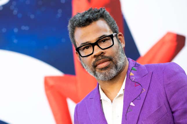 Jordan Peele attends the World Premiere Of Universal Pictures “Nope” at the Chinese theatre in Hollywood, California, July 18, 2022. (Photo by VALERIE MACON / AFP) (Photo by VALERIE MACON/AFP via Getty Images)