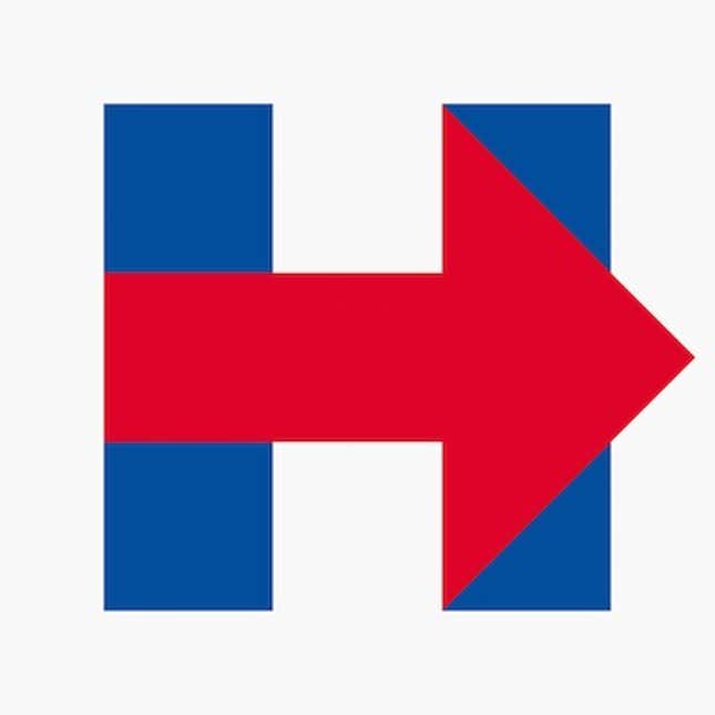 Hillary Clinton’s presidential campaign logo.
