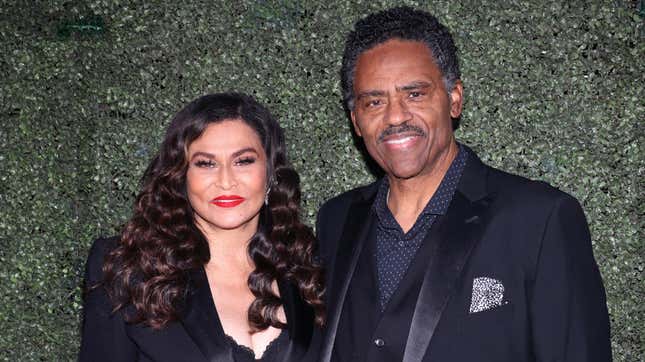  Tina Knowles-Lawson and Richard Lawson attend the DesignCare 2022 Gala on June 18, 2022 in Los Angeles, California.