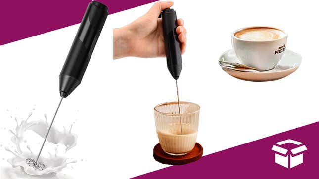 Plus up your coffee with this super-handy milk frother.