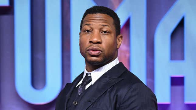 Jonathan Majors promoting Ant-Man And The Wasp: Quantumania