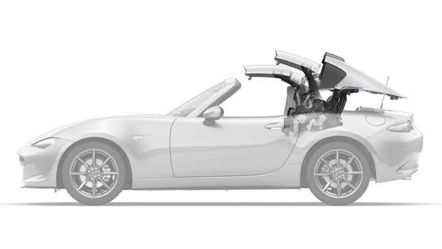 Image for article titled Where Should The Batteries In The Hybrid Or EV Mazda Miata Go?