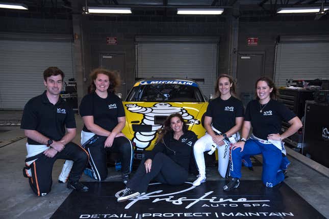 Team KellyMoss for the competition day: Riley Dickinson, Montgomery, Thomas, Cook and Unser.