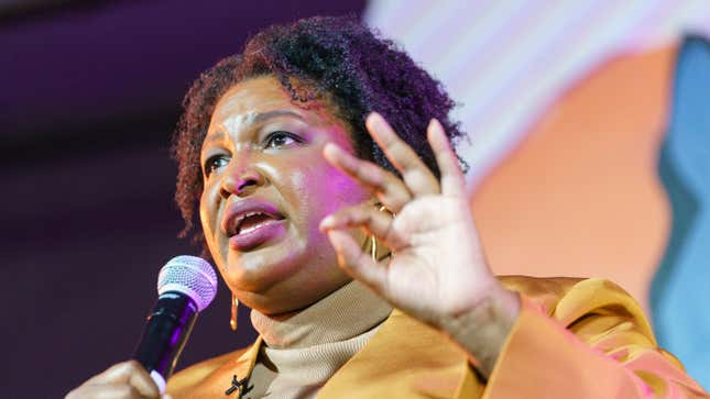 Image for article titled Stacey Abrams Corrected Abortion Misinformation, and Republicans Lost Their Minds