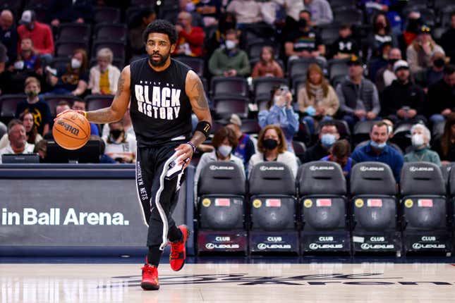 Kyrie Irving could be back playing home games for the Nets soon.