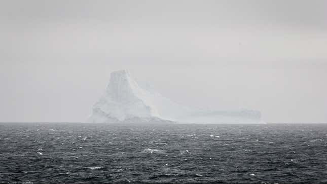 Lurking iceberg.