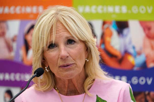 Image for article titled No She Didn&#39;t! Jill Biden Compares Latinos To Tacos During &quot;Quest For Equity&quot; Speech In Texas