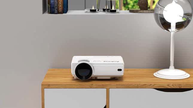 AuKing Mini Projector | $72 | Amazon | Clip Coupon
