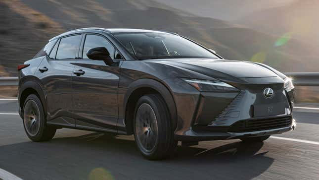 Image for article titled The 2023 Lexus RZ 450e Is Lexus&#39;s First Real Electric Push