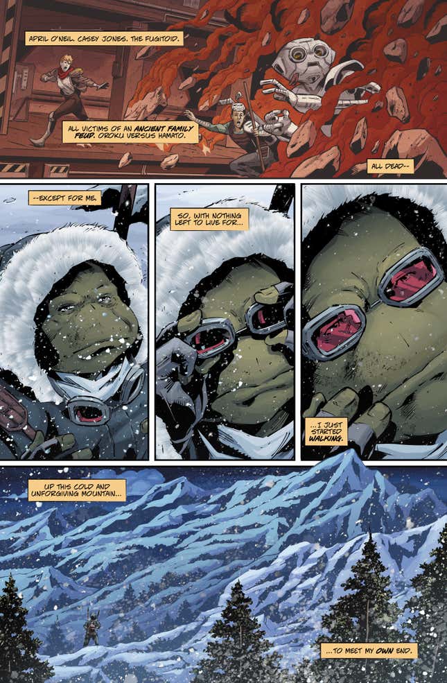 Image for article titled Return to the Darkest Teenage Mutant Ninja Turtles Timeline in The Last Ronin: Lost Years
