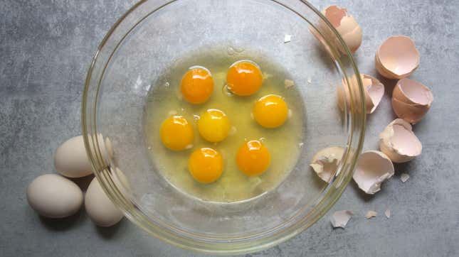 Image for article titled Are Cloudy Egg Whites Safe to Eat?