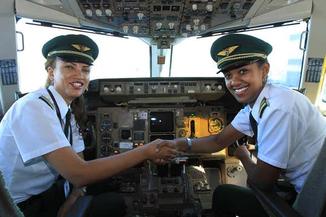Image for article titled Photos: Meet the female pilots who are taking over Zimbabwe and Ethiopia’s skies