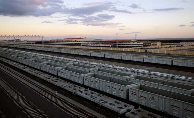 Cargo terminal in Nairobi.