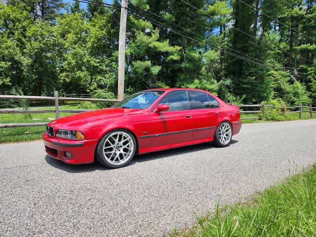 Image for article titled At $23,500, Does This Imola Red 2001 BMW M5 Look Ready To Rock?