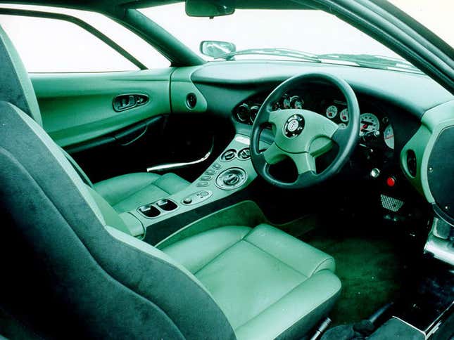 Gambar interior Jaguar XJ220 Pininfarina Speciale 1995.