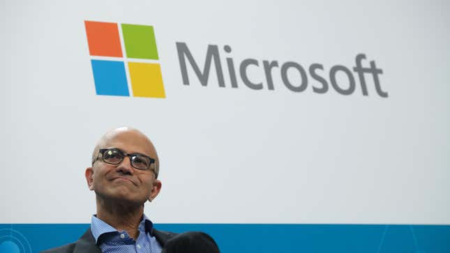 Microsoft CEO Satya Nadella told company managers of the decision in an email. 