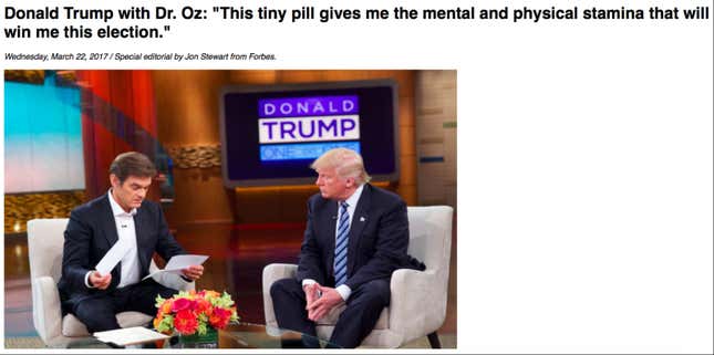 Donald Trump did not say that.