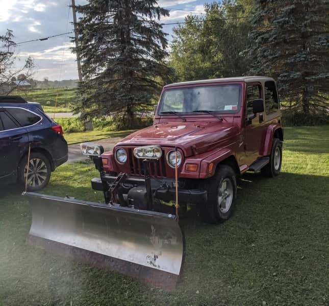 At $6,000, Is This Plow-Pushing 1998 Jeep Wrangler a Deal?