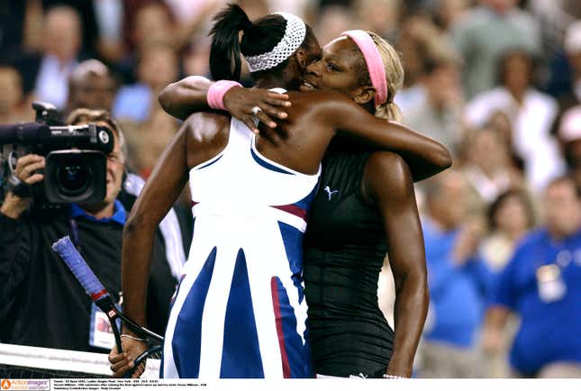 Image for article titled Two decades of the Williams sisters meeting across a tennis net, in photos