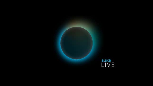 A photo of the Alexa Live logo 