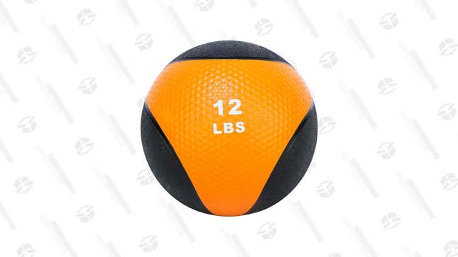 BalanceFrom Weighted Medicine Ball | $27 | Amazon