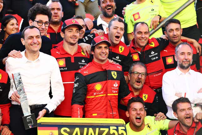 Image for article titled How to Lose a Formula 1 Championship, As Told by Ferrari
