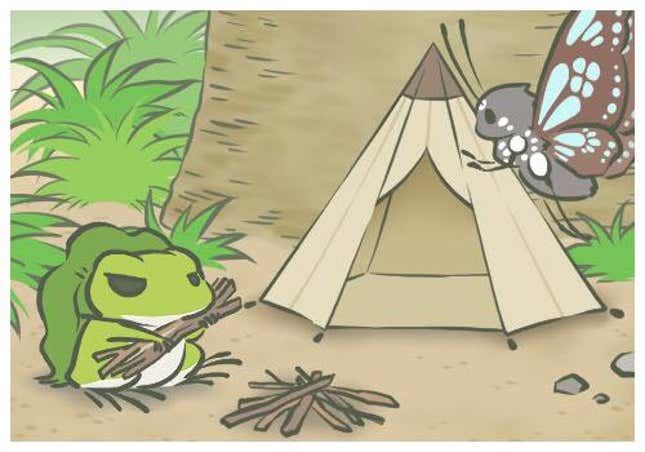 A player has no control over their “Travel Frog.”