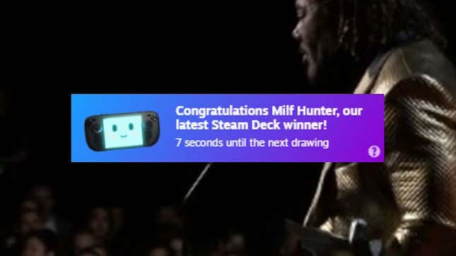 Image for article titled Milf Hunter Won A Steam Deck And You Didn&#39;t