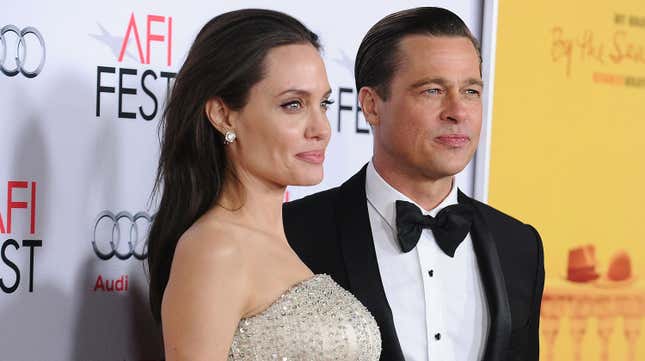 Angelina Jolie and Brad Pitt in 2015.