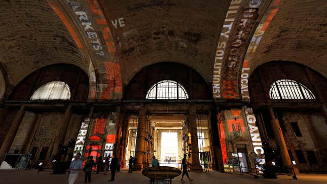 DETROIT, MI - JUNE 19: The historic, 105-year old Michigan Central train station is shown June 19, 2018 in Detroit, Michigan. 
