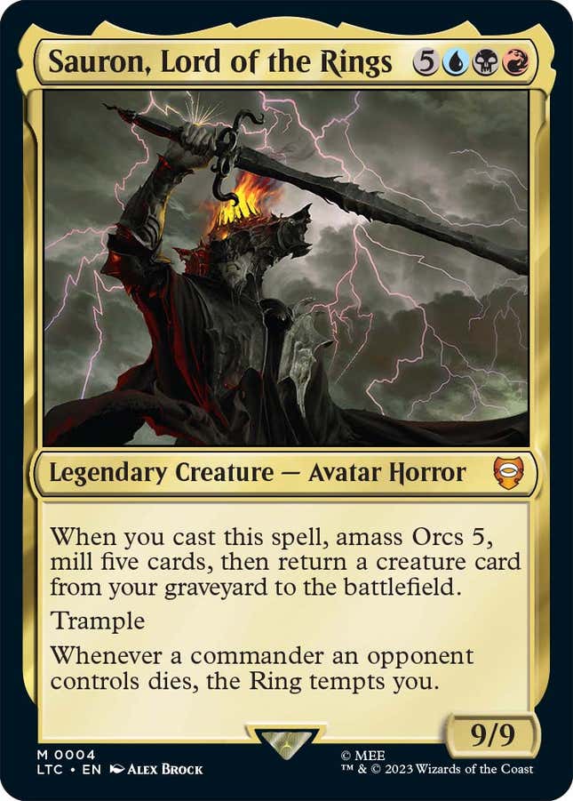 Image for article titled Magic: The Gathering's Lord of the Rings Set Is Full of Precious Art