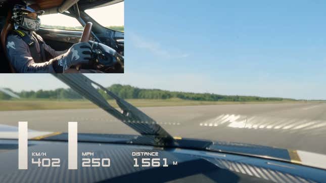 Image for article titled Koenigsegg Set A New Zero To 250 MPH To Zero Record