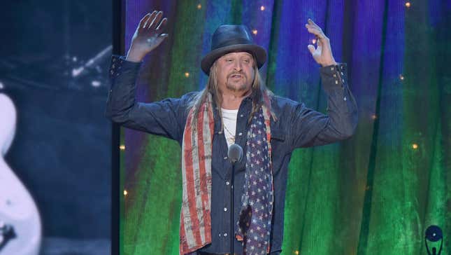 Kid Rock's PR (himself) assures us Kid Rock has "gay friends" while doubling down on homophobic slur
