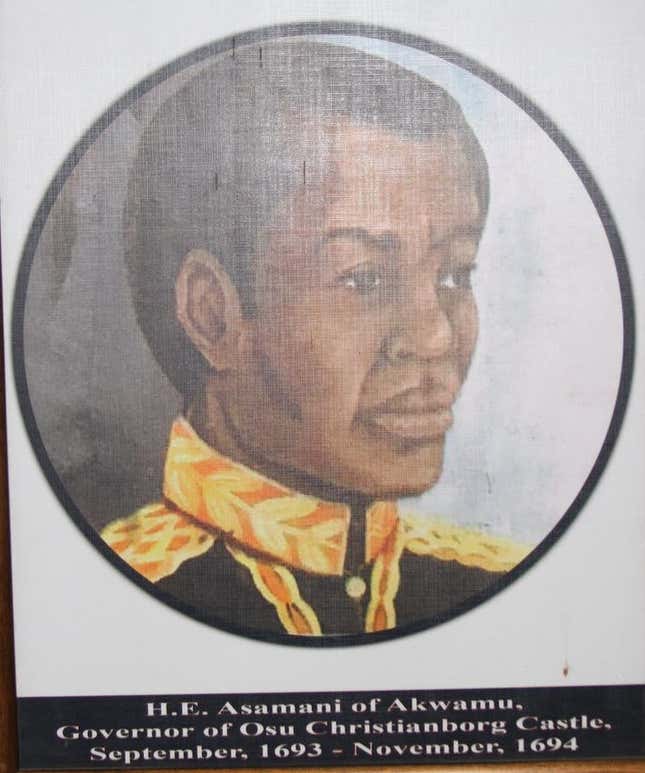 A portrait of Asameni.