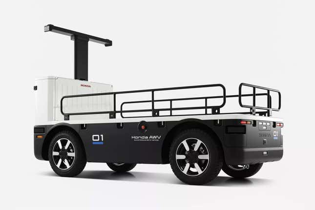 Image for article titled Honda's New Autonomous Work Vehicle Has 25-Percent Better Battery Life, 100-Percent Cuter Face
