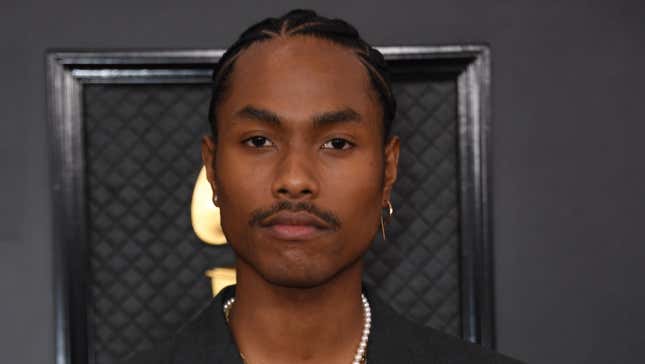 Steve Lacy arrives for the 62nd Annual Grammy Awards on January 26, 2020, in Los Angeles.