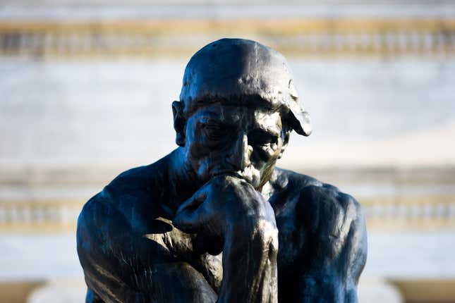 The Thinker at the Cleveland Museum of Art