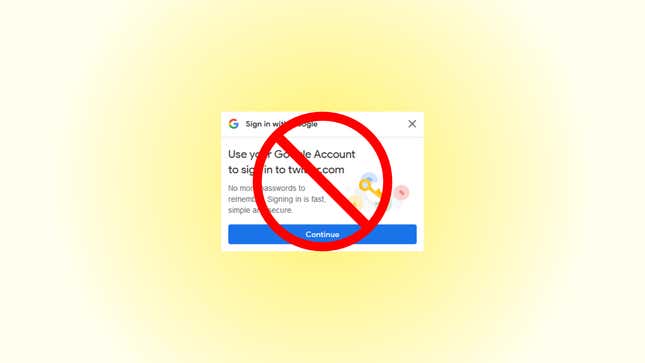 Image for article titled You Can Disable Google Sign-in Pop-ups on All Websites