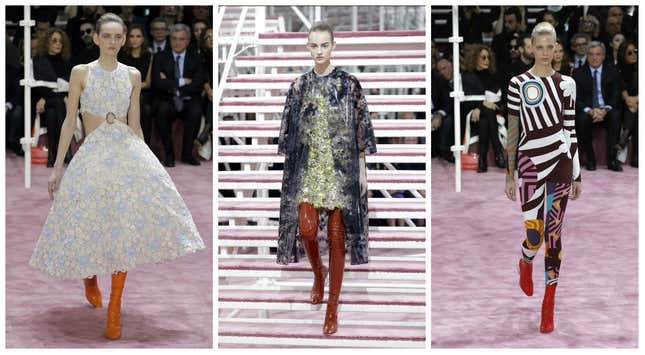 latex, fashion, couture, paris, raf simons