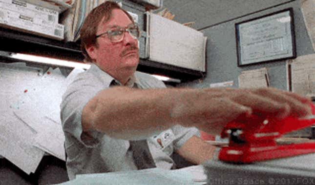 How the stapler in "Office Space" changed