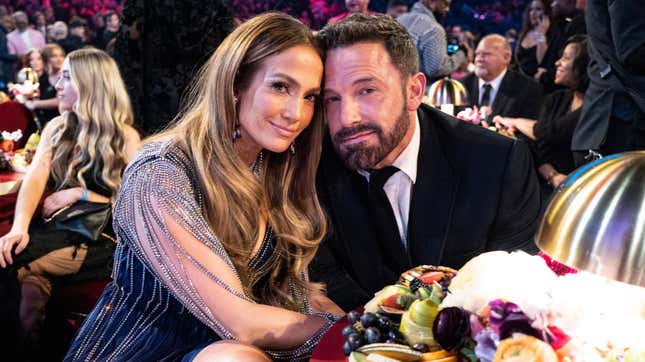 Image for article titled JLo and Ben Affleck&#39;s Grammys Seat-Filler Speaks Out: &#39;The Whole Time They Were Cute and Shit&#39;