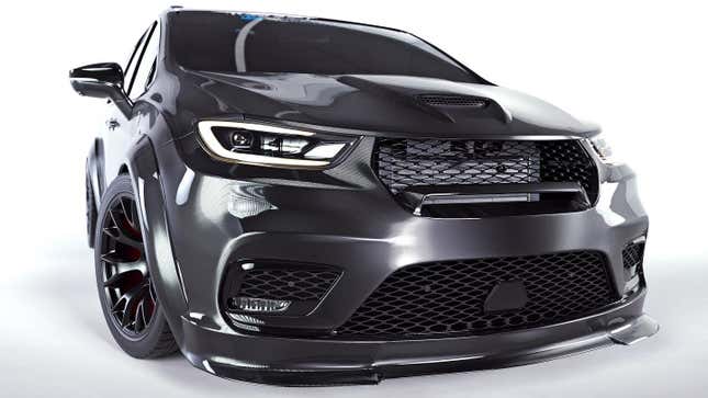 Hellcat-Swapped Chrysler Pacifica Baba Yaga by Speedkore Performance