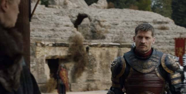 Image for article titled A comprehensive guide to all the side-eye and knowing glances in the “Game of Thrones” finale