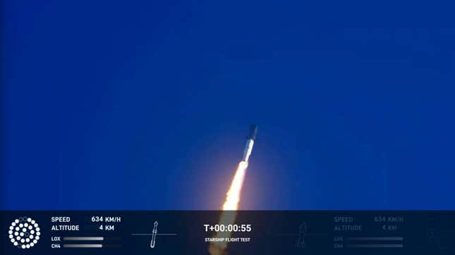 Image for article titled Everything We Noticed During SpaceX Starship’s Explosive Debut Launch
