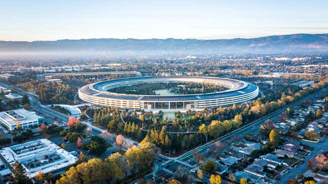 Apple Inc.’s main campus in Cupertino, California.