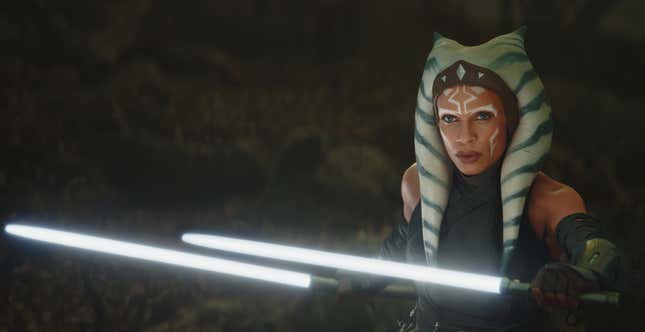 Rosario Dawson as Ahsoka.