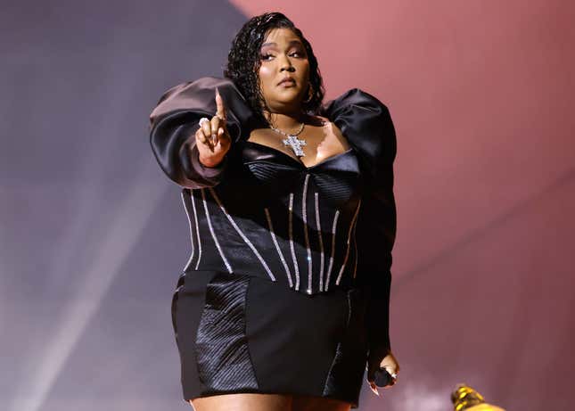 Image for article titled Lizzo Wows With ‘Special’ 2023 Grammys Performance, Wins Record of the Year