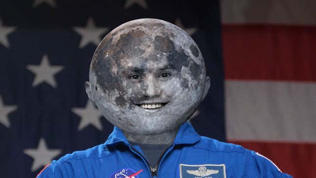 Image for article titled Astronaut Clearly Only Selected For Mission Because He’s Related To Moon