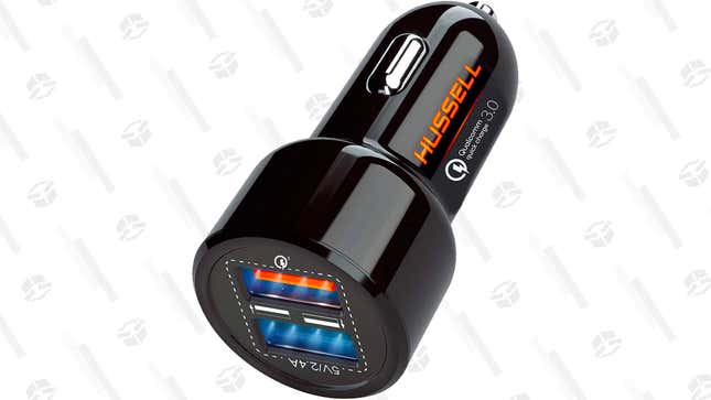 Hussell Car Charger Adapter | $12 | Amazon | Clip Coupon