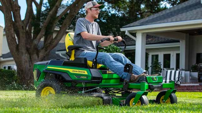 John Deere Quiets Lawn Maintenance With Electric Ride-on Mower